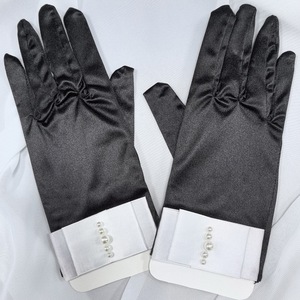 Longueur du poignet des femmes mariée avec des perles <span class=keywords><strong>pour</strong></span> les <span class=keywords><strong>gants</strong></span> <span class=keywords><strong>de</strong></span> doigt <span class=keywords><strong>de</strong></span> robe <span class=keywords><strong>de</strong></span> mariée - Product Image 3