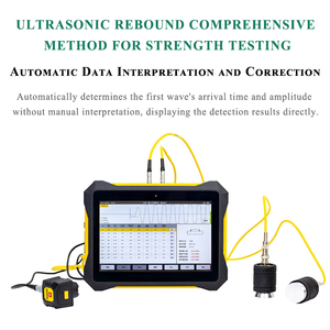 Detector de Ancho y Profundidad de Grietas en Concreto HC-U91, Instrumento de Prueba Ultrasónico con 1% de Precisión, IP55, 1 Año de Garantía - Product Image 2