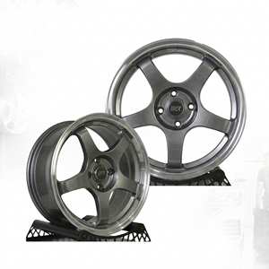 Rueda de Aleación de Aluminio 3R para Automóvil de Pasajeros, Color Gris Nano, 15x7 TE37 Saga S-Plus 4H114.3 ET38, Ligera, para Carreras, Malasia 03506-V3 - Product Image 4