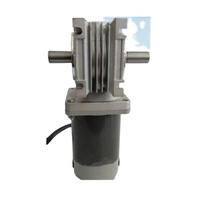 Moteur à courant continu brossé 6W-500W avec boîte de vitesses à vis sans fin NMRV 30 40 50 63 75 90 12V/24v/48v/90v