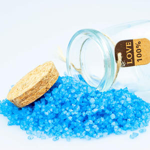 <span class=keywords><strong>Sal</strong></span> <span class=keywords><strong>de</strong></span> Baño <span class=keywords><strong>de</strong></span> Cristal con Fragancia a Mar, Color Puro, en Botella, Estilo Corazón y Estrella, con Flores Secas, Disponible en Stock - Product Image 1