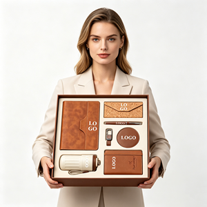 Juego de Regalo Corporativo Personalizado de Lujo 7 en 1, Regalo Promocional Personalizado para Empresas, Regalo para Empleados de Oficina con Logotipo - Product Image 1