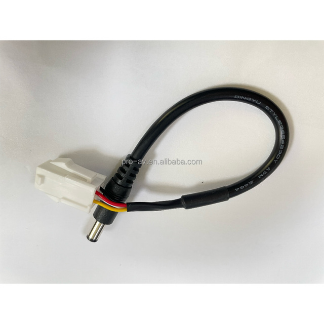 DC Power Cable Monitor Camera Power Wire Red and Black Plug