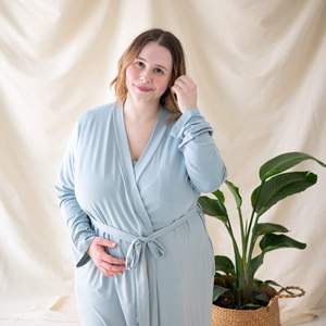 Robe personnalisée avec logo et couleur au choix pour femmes, kimono, robe courte en bambou, peignoir doux, vêtements de nuit, vêtements de détente pour femmes, robes de détente - Product Image 4