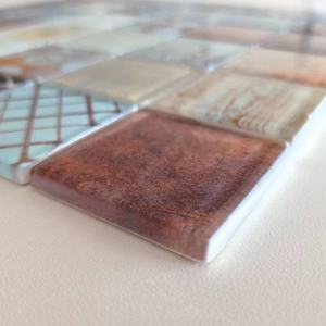 Mosaïque murale en verre carré pour décoration intérieure moderne, résistante à l'eau, écologique, garantie 5 ans, vente en gros GLSQ2213 - Product Image 4