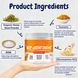 Suplementos Naturales y Orgánicos para Mascotas de Marca Privada, Masticables Suaves de Condroitina para Perros, Suplementos Nutricionales para Mascotas para la Cadera y las Articulaciones - Product Image 2