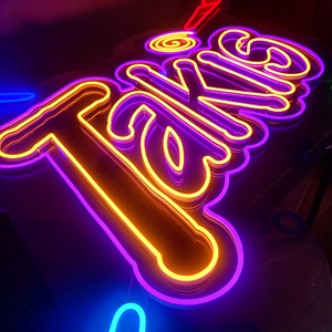 Custom LED Neon Sign UV Printed Design Flexible <b>Rope</b> <b>Light</b> Handmade Crystal Tube IP67 Rated 220V Neon Sign - Product Image 1