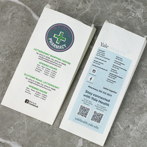 Papier ciré enduit avec logo personnalisé sac <span class=keywords><strong>en</strong></span> papier médical <span class=keywords><strong>en</strong></span> papier pour pilules d'ordonnance de <span class=keywords><strong>pharmacie</strong></span> pour l'hôpital - Product Image 5