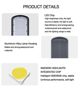 Lámpara de calle LED de aluminio fundido a presión Iluminación exterior de alta eficiencia 50W 100W 120W Farola LED - Product Image 4