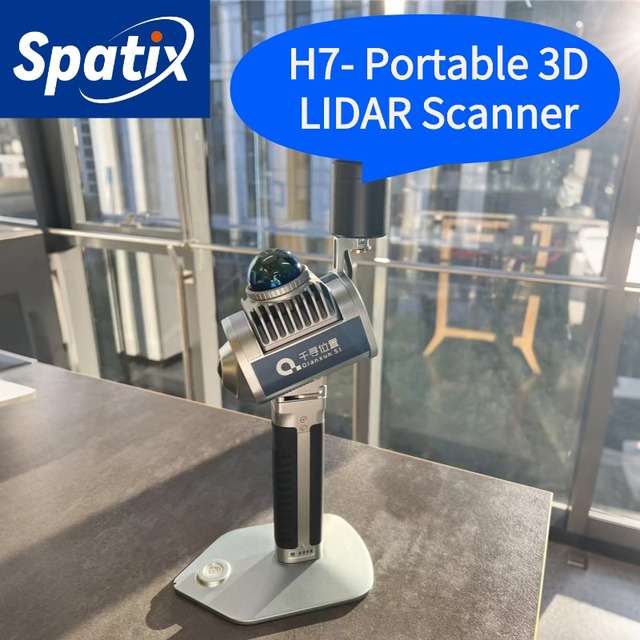 Hot Sale SpatiX H7 Lidar Slam Qianxun Gnss Official Store Only Portable 3D LIDAR Scanner SLAM RTK Surface 3d Scanner