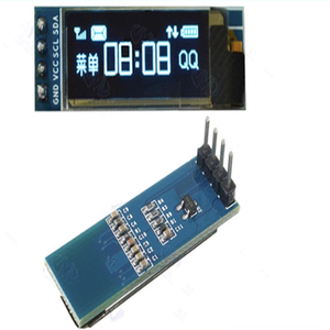 โมดูลจอแสดงผล OLED ขนาด 0.91 นิ้ว อินเทอร์เฟซ I2C 128*32 ลูกบาศก์ SSD1306 - Product Image 3