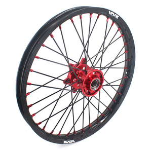 Ensemble de jantes de moto KKE Enduro Motocross pour <span class=keywords><strong>Gas</strong></span> <span class=keywords><strong>Gas</strong></span> <span class=keywords><strong>EC</strong></span> <span class=keywords><strong>250</strong></span> 300 MC <span class=keywords><strong>250</strong></span> <span class=keywords><strong>2021</strong></span>-2024 Moyeu rouge Jante noire - Product Image 2