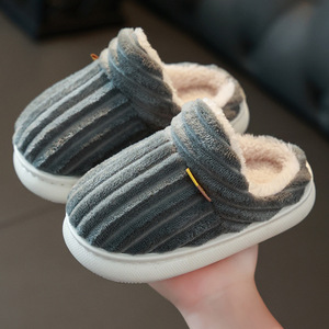 Winter Classic Closed Toe Anti-slip Soft Sole Warm Breathable Odor-Proof Cotton <b>Slippers</b> for <b>Home</b> Use - Product Image 1