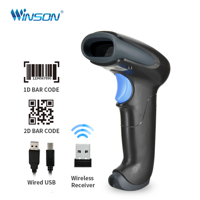 Industrial Price Handheld Usb Wireless Bracode Scanner 2D Android 1D Bar Code Reader for Supermarket