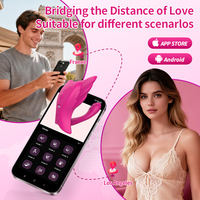 Jouets sexuels pour femmes adultes, vibrateur portable à double moteur, culotte vibrante, stimulateur clitoridien papillon et vibrateur point G