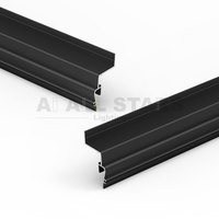 Profilé en aluminium pour plafond tendu en PVC, profilé en tissu pour plafond tendu, cadres de plafond tendu, rail mural LED, profilé en aluminium