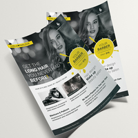 Service d'impression personnalisé de menus, dépliants publicitaires, brochures pliées, affiches et prospectus pour restaurants et salons de beauté (formats A4, A5)