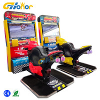 Machine de jeu d'arcade de course automobile MANX TT Metal pour 2 joueurs, à monnayeur, pour centres de jeux, version anglaise