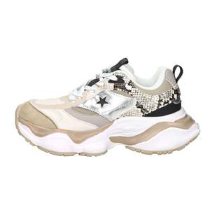 Sneakers Donna SASF251218 Beige, Scarpe Chunky alla Moda per Uso Casual - Product Image 1