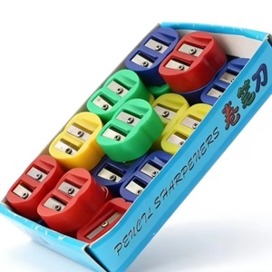 Taille-crayon double trou en forme de pomme, design le plus populaire 2026, taille-crayon mini briquet mignon pour cadeaux d'enfants - Product Image 1