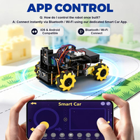 ACEBOTT OEM ODM Kit de Robot Voiture Intelligent 4x4 pour l'Éducation STEM, avec ESP32 WIFI APP, Codage Python DIY, Châssis de Voiture Robot pour Arduino