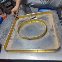 Moule de soudage et de découpe haute fréquence en cuivre pour coussin de siège, HF Vacuum and Welding Mold