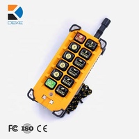 Télécommande de grue sans fil F23-A++ à vitesse unique, 8 canaux, en plastique, étanche, antichoc, portée de 100 m