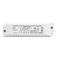Fuente de Alimentación LED Regulable de 20W EUCHIPS, Controlador de Atenuación Triac de Borde Ascendente, Salida CC, Controlador LED Triac