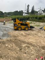 Loader Skid Steer Baru SANY SS270V 0.8 ton Mesin Yanmar dengan Quick Coupler Mini Skid Steer Loader 4x4 Mesin Wheel Loader Beroda