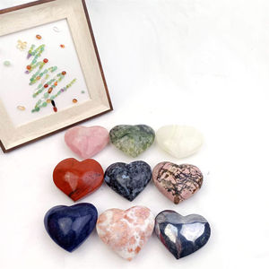 Bulk Atacado Mixed Material Crystal Craft Polido Coração de alta qualidade para a decoração Home - Product Image 3