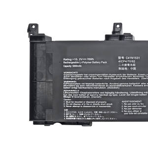 Batería de Repuesto para Portátil de Alta Capacidad C41N1531 76Wh 5000mAh para ASUS S5VS GL502V/VS GL502VSK/VY - Product Image 2
