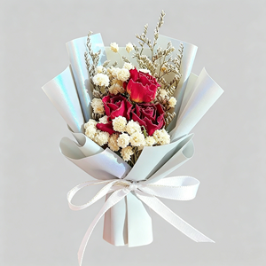 Lindo Mini Ramo de Flores Secas, Adorno para Coche, Ambientador, Regalo de Cumpleaños para Niñas, Accesorios Decorativos para el Interior del Coche - Product Image 1