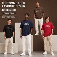 T-shirt unisexe de qualité supérieure, 300 g/m², impression personnalisée, taille plus, confortable, manches courtes, été, couleur unie, doux, style hip-hop