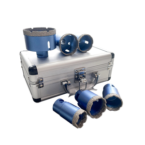 Royal Sino Máy Cưa Lỗ Hàn Chân Không Chuyên Nghiệp Bộ Mũi Khoan Lõi Kim Cương Khô Thân Ren M14 - Product Image 1