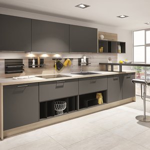 Muebles de Cocina Personalizados para Toda la Casa, Color Personalizado, Madera Contrachapada, Estilo Americano Moderno, Juego Completo con <span class=keywords><strong>Bisagras</strong></span> y Grifo - Product Image 2