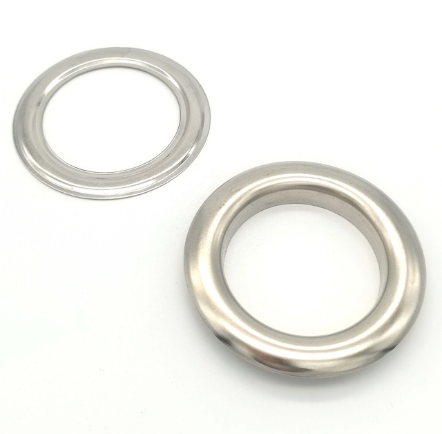 40MM Stainless Steel Metal Curtain Eyelet Ring Brass Metal Eyelets Grommets for Curtains With Hand Press Mold