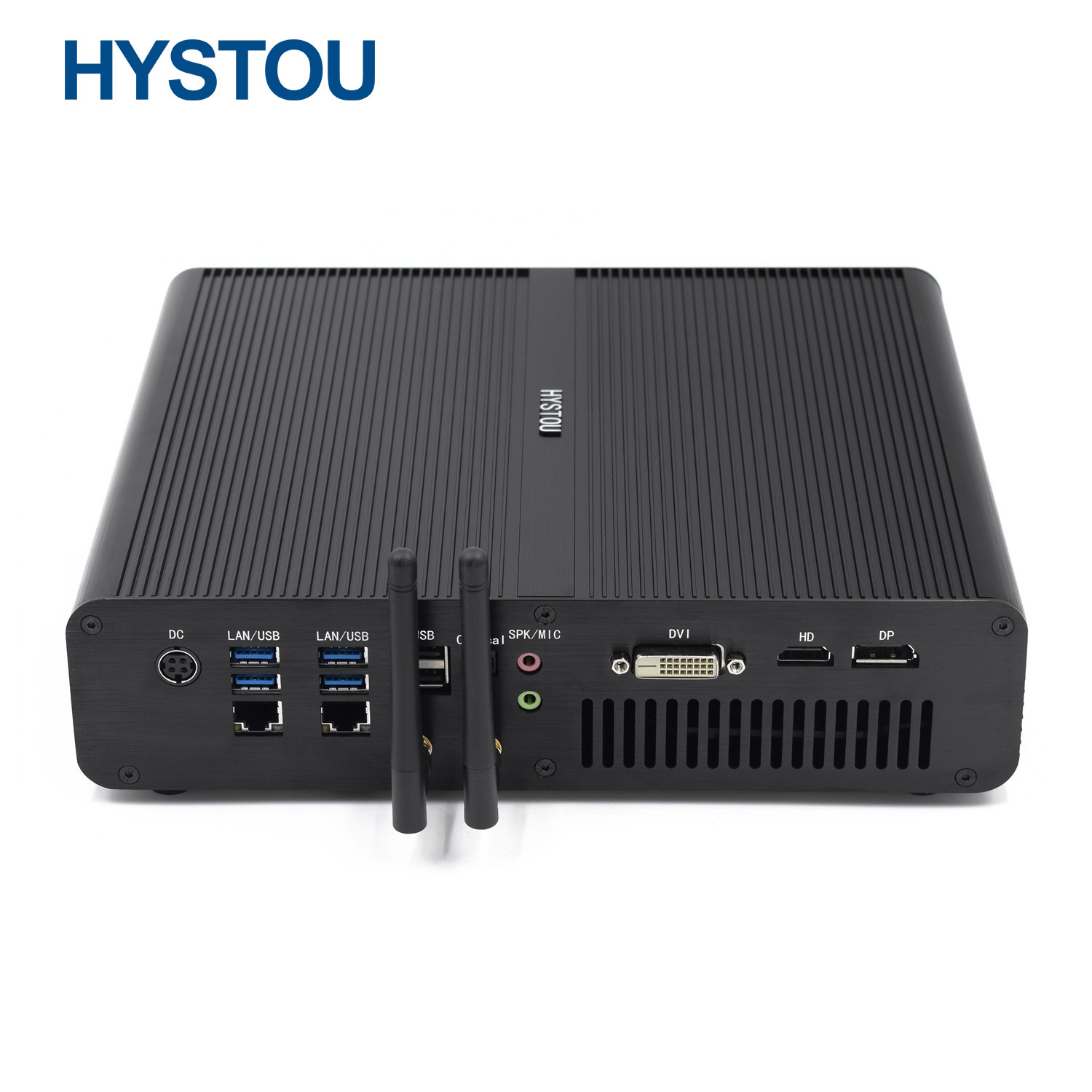 HYSTOU 16G RAM ITB SSD Mini Gaming PC F8 GTX 1050TI Core i7 7820HQ Desktop Computer