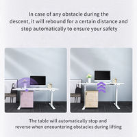 Bureau d'ordinateur de bureau pliable en bois XTDNZ-11 avec table à hauteur réglable
