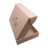 Boîte d'emballage en carton écologique à rabat pour vêtements, soins de la peau, cosmétiques, cadeaux, emballage recyclé en carton ondulé pour envoi postal