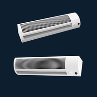 Rideau d'air à détecteur de mouvement pour ascenseur, ventilateur de rideau d'air à induction humaine automatique marche/arrêt pour porte d'ascenseur et hall