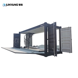 Contenedor de Envío Prefabricado Electrohidráulico de 20 pies de Altura, con Capacidad para 24 Unidades, Personalizado para Cafetería, en Oferta - Product Image 2