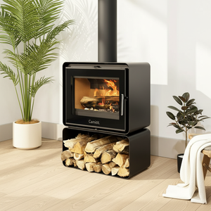 Structure durable <span class=keywords><strong>à</strong></span> double plaque d'acier avec revêtement en <span class=keywords><strong>vermiculite</strong></span> pour l'isolation thermique du <span class=keywords><strong>poêle</strong></span> <span class=keywords><strong>à</strong></span> <span class=keywords><strong>bois</strong></span> - Product Image 5