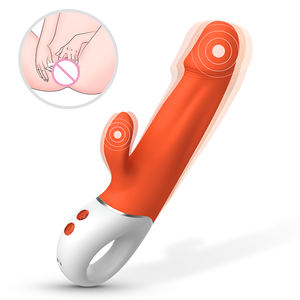 USB-Aufladung IPX7 Wasserdichte simulierte Eichel weibliche Masturbation G-Punkt Stimulus Rabbit <span class=keywords><strong>Vibrator</strong></span> - Product Image 1