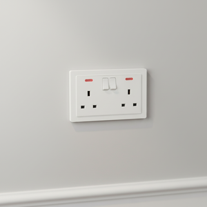 Enchufe Doble de 3 Pines Estándar Británico de Buena Calidad, Precio de Fábrica, Venta al por Mayor, con Interruptor de 2 Vías, Color Blanco - Product Image 6