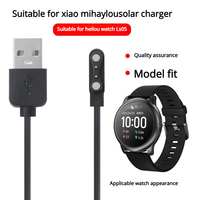 Câble de charge magnétique USB 2 broches en cuivre pur Ls02 pour montre intelligente pour enfants, compatible avec Xiaomi Haylou Solar Ls05