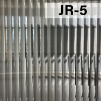 JUARATECH UV-Schutz 3d Reeded Glass Film Frosted Dekorative Privatsphäre Fenster folien für Badezimmer Büro
