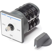Interrupteur de conversion universel courant/tension CHINT LW5D-16-YH3/3, 3 positions, 3 sections, 160A, 550V, durée de vie de 60 000 cycles