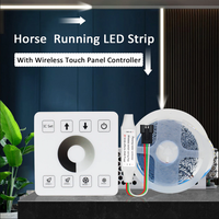 Bande lumineuse LED pour eau courante 24V 10M SMD 2835 WS2811 IC Pixel Chasing Flow Tape Ribbon Lamp Luces Strisce Led Copper 80 120