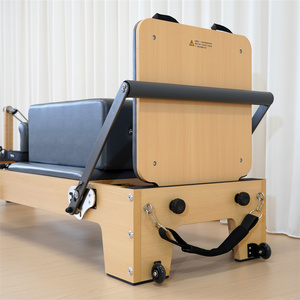 Reformer de Pilates de Madera de Haya Comercial de Alta Calidad y Durabilidad con Jumpboard para Uso <span class=keywords><strong>en</strong></span> Estudio, <span class=keywords><strong>Venta</strong></span> de Fábrica - Product Image 6