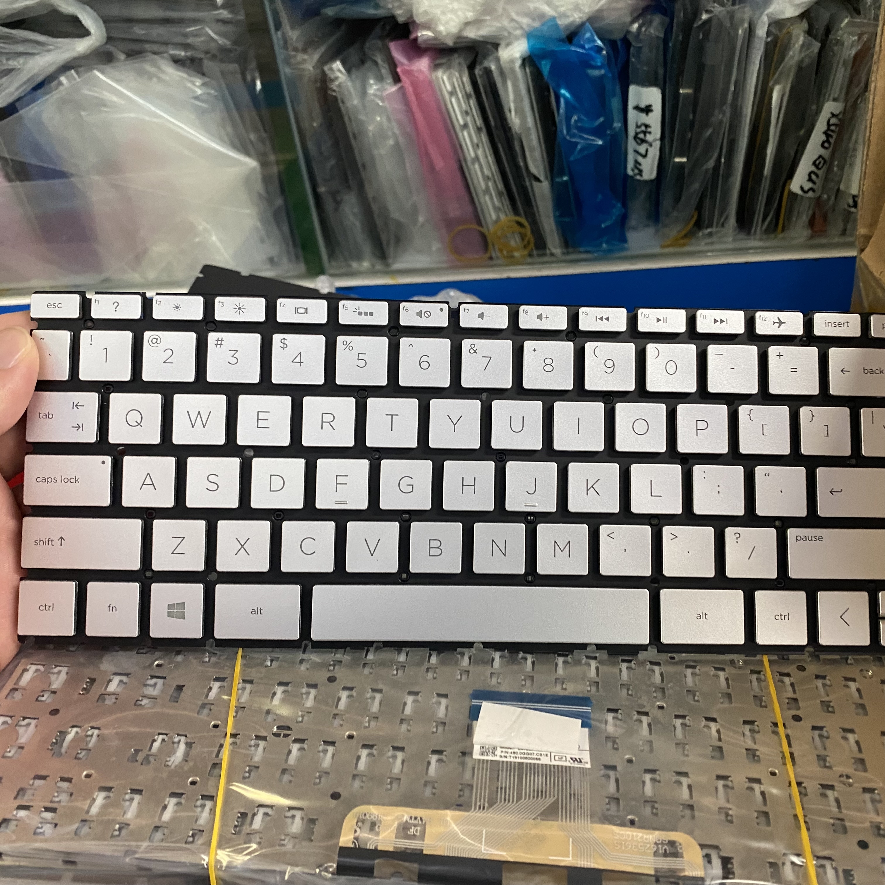 Новая Оригинальная клавиатура для ноутбука HP 14-dq1043cl с подсветкой